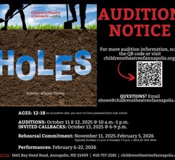 Audition Notice: HOLES at Children's Theatre of Annapolis Photo