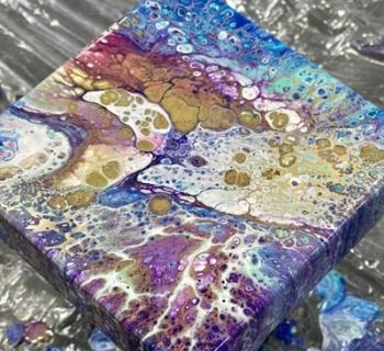 Fluid art example Photo