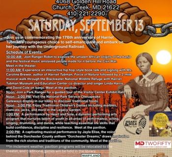 Flyer for Emancipation Day Celebration at Harriet Tubman Underground Railroad State Park Photo