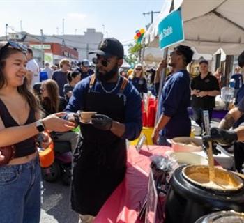 Seventh State serving food at Taste of Bethesda Photo