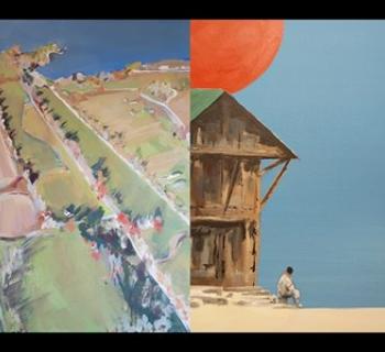 Original paintings by Sonny Lacey and Kristin Wiebe Photo