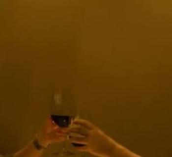 A unique dining experience you can enjoy with your partner, family and friends Eating while blindfo Photo