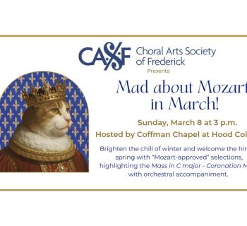 CASF Mad about Mozart in March Flyer Photo