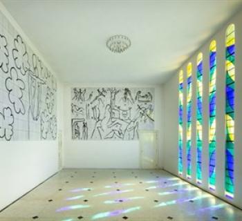 Interior view of the Chapel of the Rosary in Vence Photo