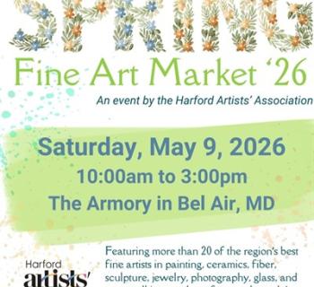 Spring Fine art market flyer Photo