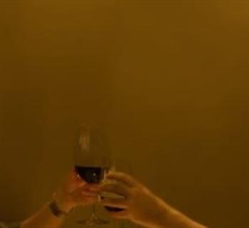  A unique dining experience you can enjoy with your partner, family and friends Eating while blindfo Photo