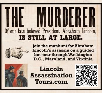 Advertisement for Lincoln Assassination Tours Photo
