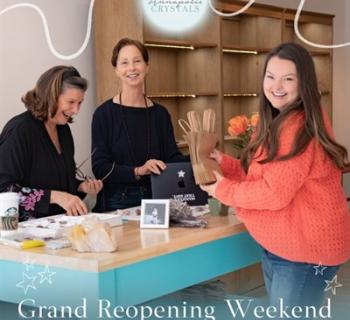 Graphic of Annapolis Crystals Grand Reopening Photo