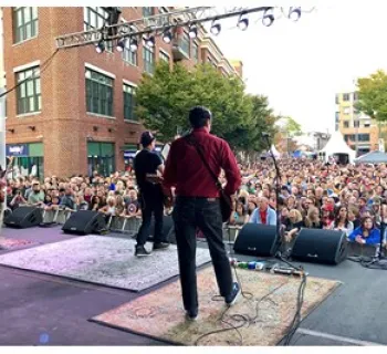 Performers at a Free Concert in Fell's Point Photo