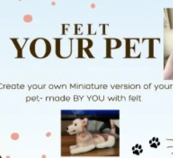Needle Felt Pet Photo