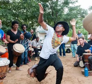 Dancing and Jamming at the Baltimore Rhythm Festival Photo