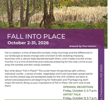 Event flyer with words by Inez Gwen Photo