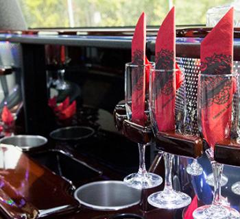 Interior of Luxury Limo Photo
