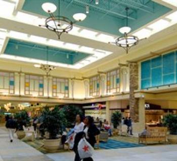 Interior courtyard in the Harford Mall Photo