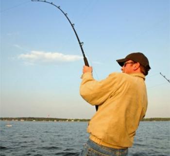 Man fishing Photo