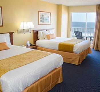 Crystal Beach Oceanfront Hotel guest room Photo