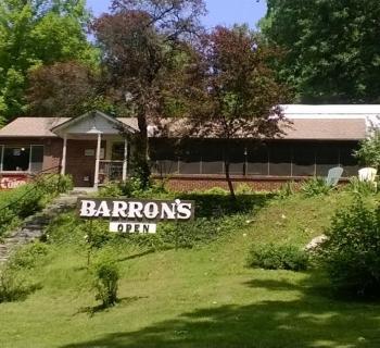 Barron's sits along the C and O Canal and invites hikers and bikers inside. Photo