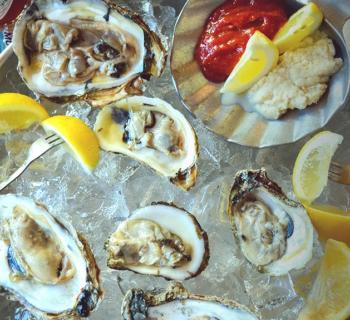 Oyster platter Photo