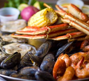 Seafood platter Photo