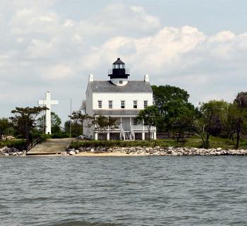 Blackistone Lighthouse at St. Clement's Island State Park Photo