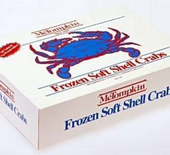 Box of frozen soft shell crabs Photo