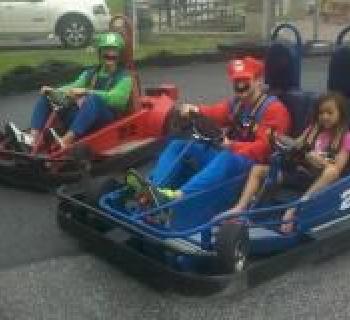 Go-kart racing at Crofton Go-Kart Raceway Photo