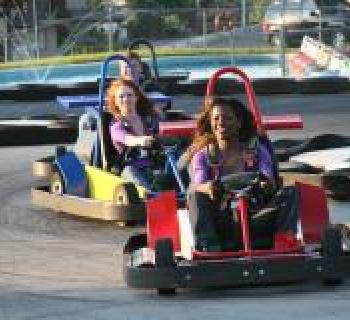 Go-kart racing at Smiley's Fun Zone Photo