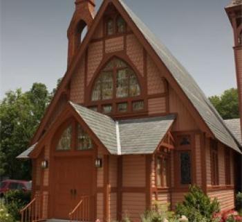 Victorian church exterior Photo