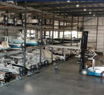 boats in storage Photo