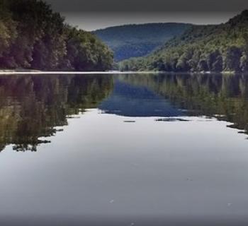 Picture of the river from the boat ramp Photo