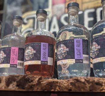 Various liquor bottles Photo