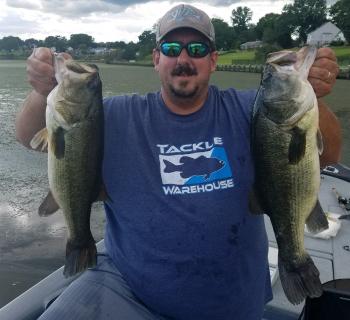 Largemouth Bass Fishing on the Potomac River  Photo