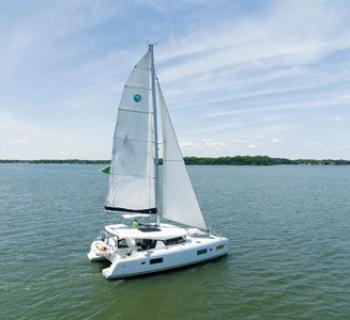 Catamaran Sailing in Annapolis Photo