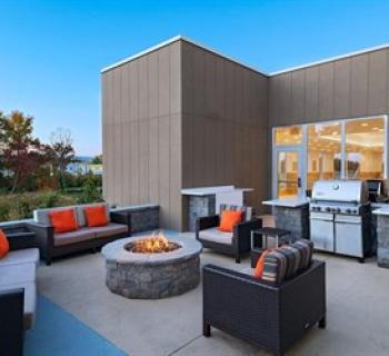 Beautiful Patio of the Hotel Photo