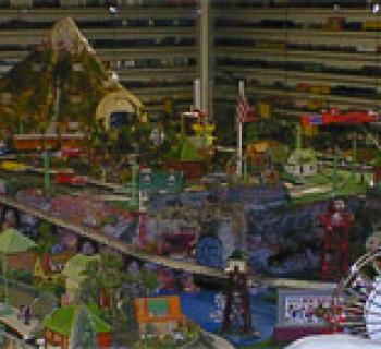 Model Train Garden Photo