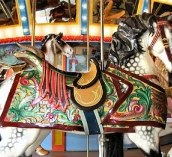 Picture of the Dentzel carousel ride Photo