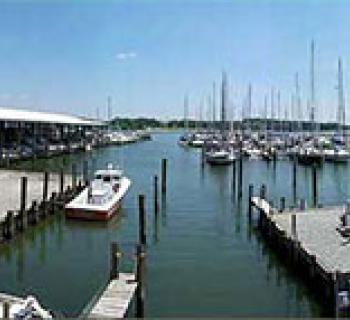 View of the Marina from the Motel Photo