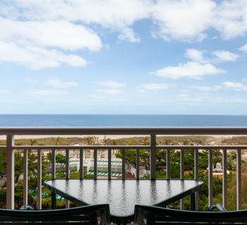 Holiday Inn Oceanfront balcony view Photo