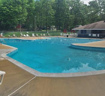 Woodlands Camping Resort swimming area Photo