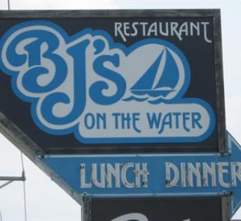 BJ's on the Water signage Photo