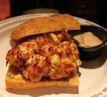 Crab Cake Sandwich Photo