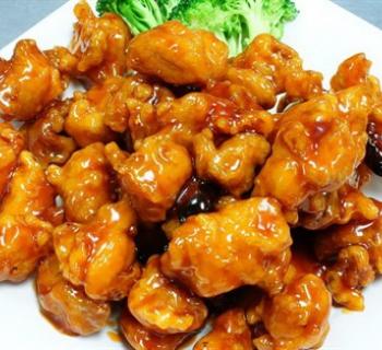 Orange chicken. Photo