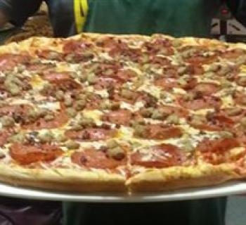 The Bllomberg, a 30-inch pizza Photo