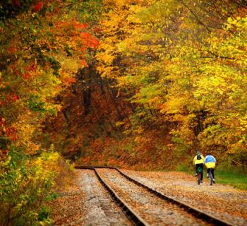 Biking along the Great Allegheny Passage Photo