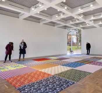 Polly Apfelbaum installation Photo