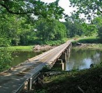 Old Town Historical Toll Bridge Photo