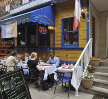 French cafe style dining at Crepe Du Jour. Photo