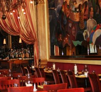 Sotto Sopra restaurant mural Photo