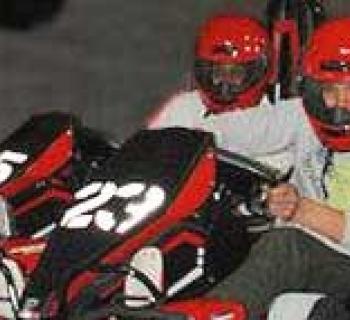 Indoor go-kart racing Photo