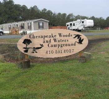 Newly updated Chesapeake Woods and Waters Campground. Photo